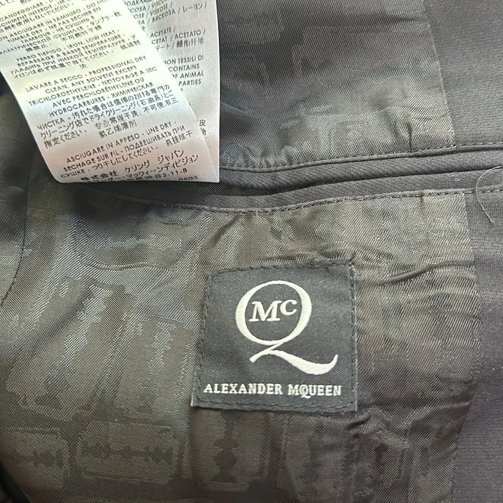 Appears new Alexander McQueen Blazer Sports Coat IT46 36 US